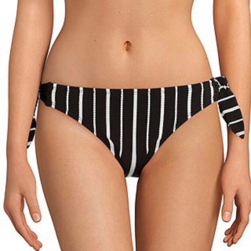 Gibson & Latimer Stripe Side Tie Hipster Bikini